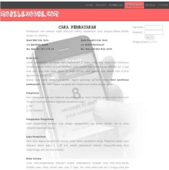 Gambar 4.4 Halaman Pembayaran 