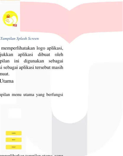 Gambar 3. 2 Tampilan Splash Screen 