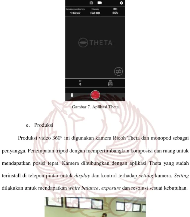 Gambar 7. Aplikasi Theta 