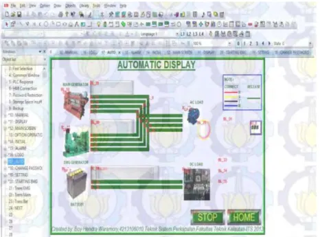 Gambar 2.8. Desain HMI Automatic Change Over Switch 