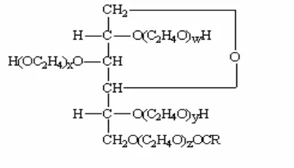 Gambar 3. Struktur kimia Tween 20 