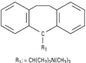 Gambar 9. Struktur Kimia Amitriptilin 