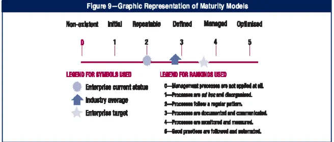 Gambar 4 : Grafik Representatif Maturity Model [ITGI, 2005] 