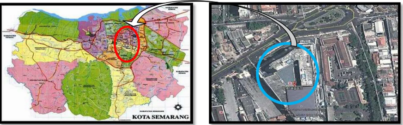 Gambar 1. Peta Lokasi Kota Semarang  (Sumber: Google Image)