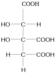 Gambar 1. Struktur molekul HCA