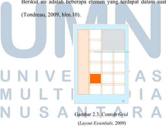 Gambar 2.3. Contoh Grid   (Layout Essentials, 2009) 
