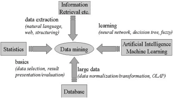 Gambar 2.1. Bidang Ilmu Data Mining