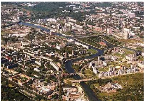 Gambar 1. Kota Tujuh Jembatan: Kota Kaliningrad (Königsberg).