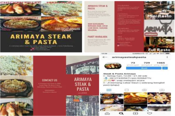 Gambar 1 Promosi Arimaya Steak dan Pasta 