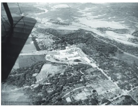 Foto 1: Foto Udara Pabrik Gula  Kadipaten sekitar Tahun 1930-an