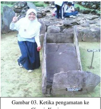 Gambar 03. Ketika pengamatan ke Cipari, Kuningan