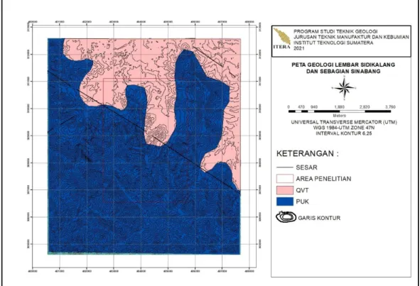Gambar II. 5 Peta Geologi Regional Lembar Sidikalang dan Sebagian Sinabang (Aldiss  dkk., 1983).