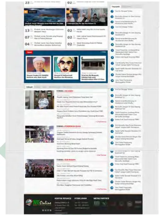 Gambar 3.1 “Homepage Website NU Online” 