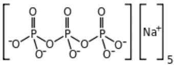 Gambar 5. Struktur kimia sodium tripolifosfat (Wikipedia,2014) 