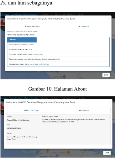Gambar 8. Halaman Dashboard Admin 