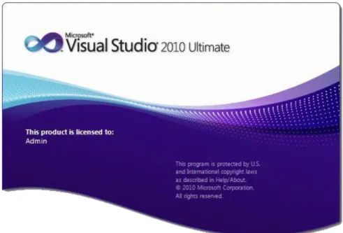 Gambar 2.2 Splash Screen Visual Studio 2010  