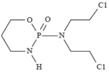 Gambar 4  Struktur Siklofosfamid (International Agency of Research on 