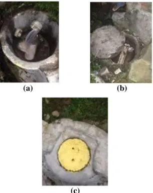 Gambar  2.  Bak  Kontrol  Eksisting  IPAL  (a) 