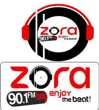 Gambar 4 1 Logo Radio Zora 90.1 FM Bandung 