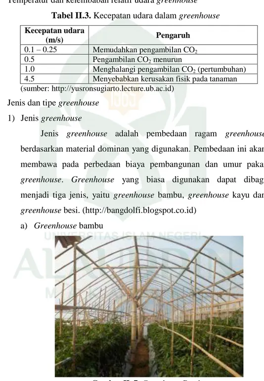 Gambar II. 7. Greenhouse Bambu 