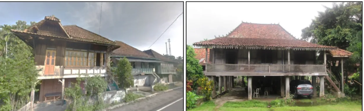 Gambar 8. Rumah bertiang tinggi komunitas Melayu Ogan 