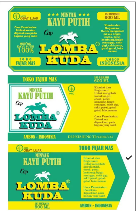Gambar 4.10. Thumbnail Label Lomba Kuda 