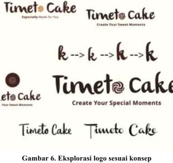 Gambar 6. Eksplorasi logo sesuai konsep 