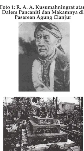 Foto 1: R. A. A. Kusumahningrat atau Dalem Pancaniti dan Makamnya di