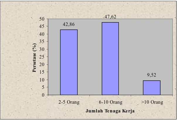 Gambar 2. Grafik Jumlah Tenaga Kerja  