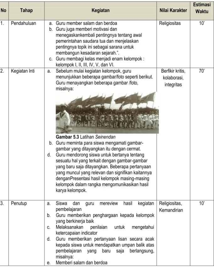 Gambar 5.3 Latihan Seinendan 