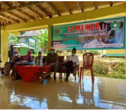 Gambar 3. Walinagari dan Narasumber acara 