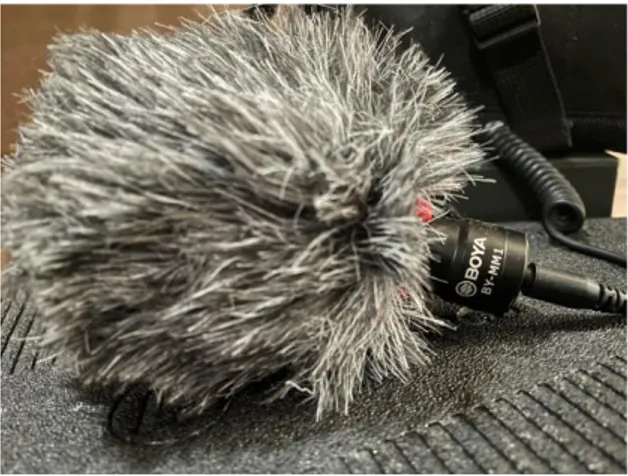 Gambar 3.3 Microphone  (Sumber: Dokumentasi Pribadi)  4.  Gimbal G6 MAX 