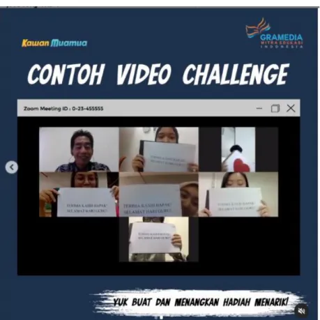 Gambar 3.11 Contoh Video Challenge 