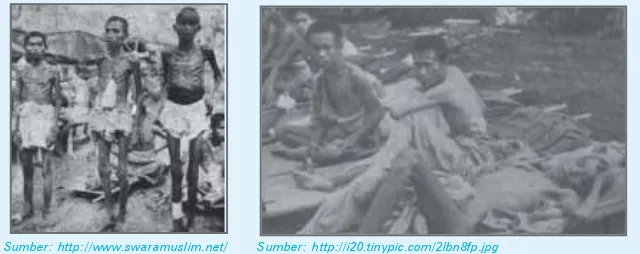 Gambar 6.19 Contoh bentuk penderitaan rakyat pada masa penjajahan