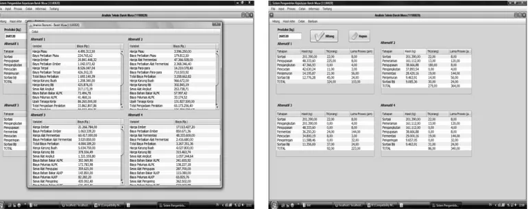 Gambar 6.   Tampilan form input data desa dan form edit data