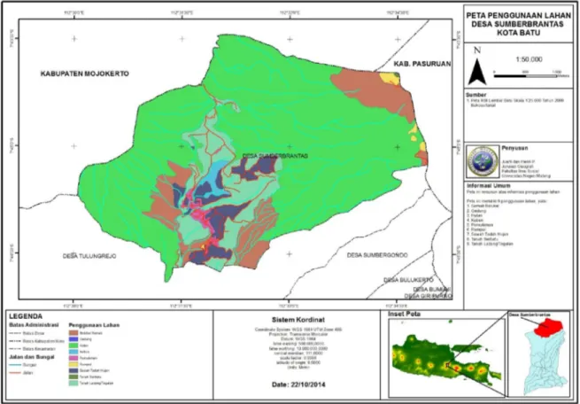Gambar 2. Peta Penggunaan lahan 