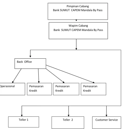 Gambar 1.1 STRUKTUR ORGANISASI 