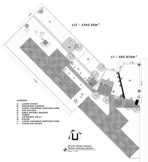 Gambar 2 Area sekitar Ruang Napza atau Gedung Dahlia 