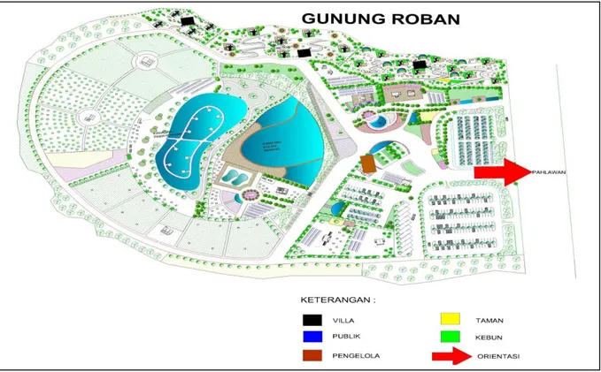 Gambar 9: Site Plan Villa Agro di Kota Singkawang 