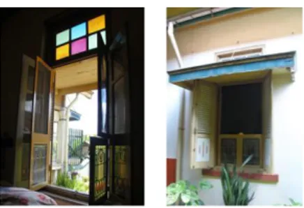 Gambar 25. Jendela Jenis Pertama pada Rumah Tinggal Keluarga Ko Kwat  Ie 
