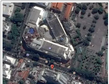 Gambar 2. Lokasi Restoran McDonald di Plasa Tunjungan Surabaya  Sumber: Google Map (2017)  