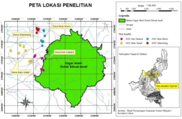 Gambar 1. Peta Lokasi Penelitian 