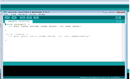 Gambar 3.8 Software Arduino.cc  3.5.2. Program Gerbang Dengan Kontrol Android 
