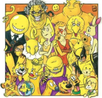 Gambar 2. 15. Orange Characters  (https://boredpanda.com, 2019)  