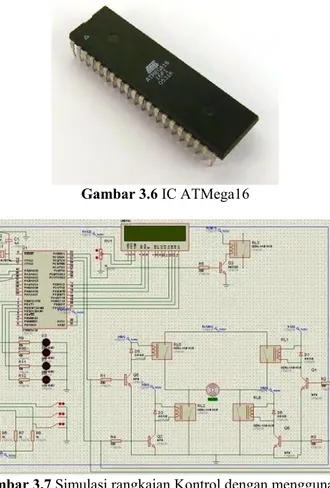 Gambar 3.6 IC ATMega16 