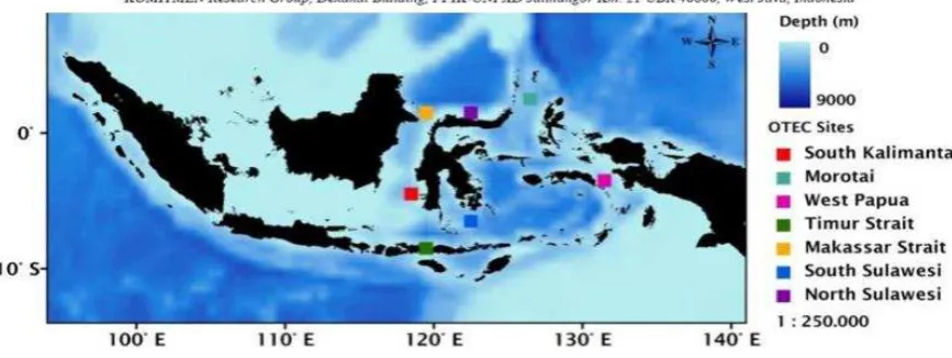 Figure 1Global OTEC Potential (Komitmen Research Group, Science Direct) 