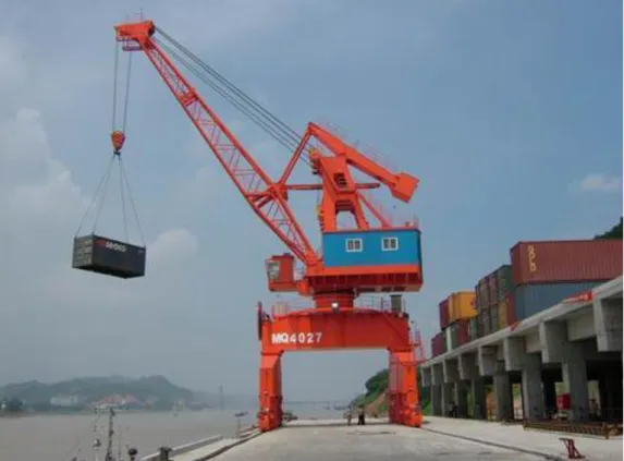Gambar 2.2. Crane stasioner yang dapat di putar. 