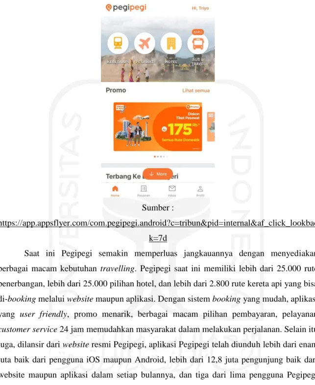 Gambar 2.3 Pegipegi App 