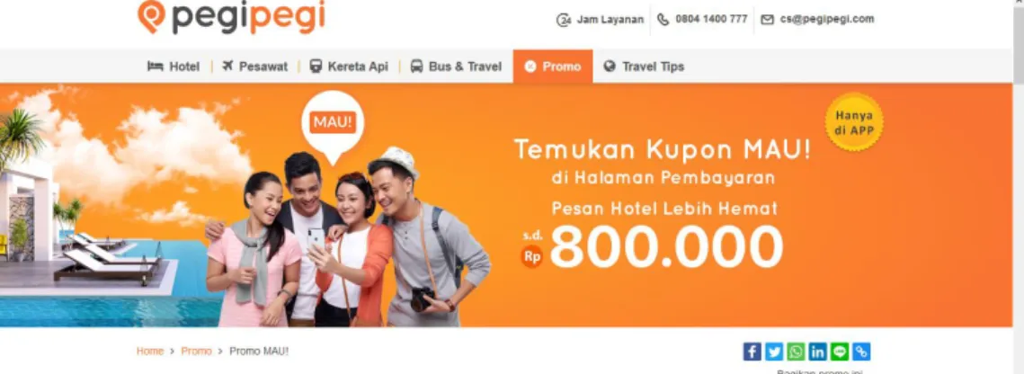 Gambar 3.2 Kupon Mau Pegipegi 