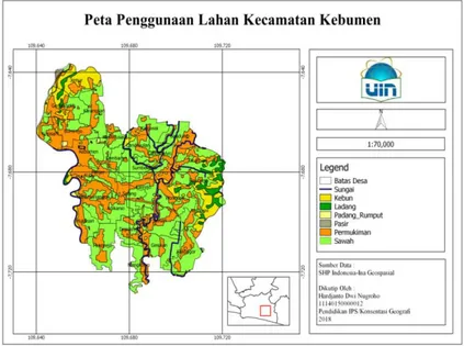 Gambar 4. Peta Penggunaan Lahan  Analisis Peta Sistem Lahan/Land System 